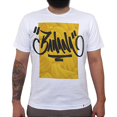 Banana Tag - Camiseta Clássica Masculina