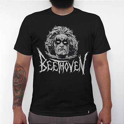 Black Beethoven - Camiseta ClÃ¡ssica Masculina