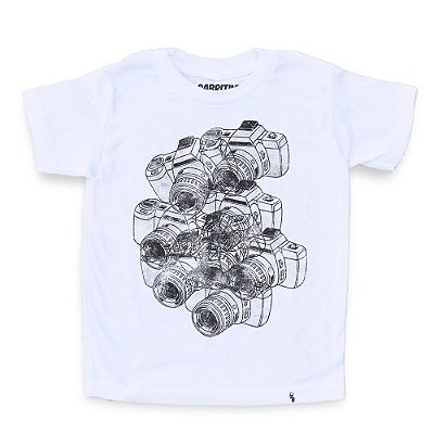 Cameras - Camiseta Clássica Infantil