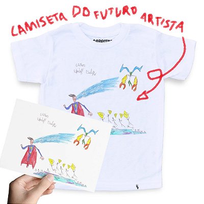 CAMISETA DO FUTURO ARTISTA - Camiseta ClÃ¡ssica Infantil
