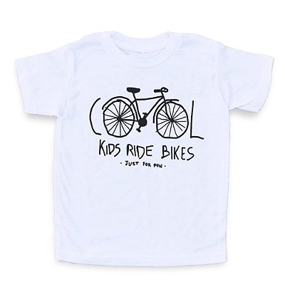 Cool Kids Ride Bikes - Camiseta Clássica Infantil