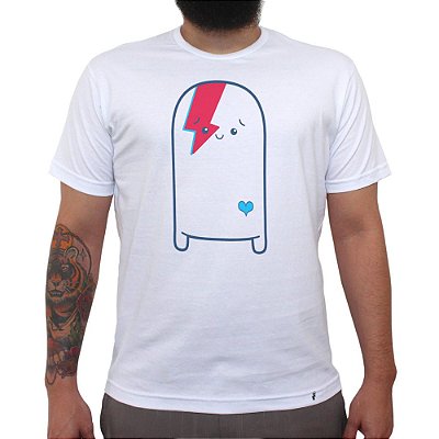 Cuti Bowie - Camiseta Clássica Masculina