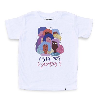 Estamos Juntas - Camiseta ClÃ¡ssica Infantil