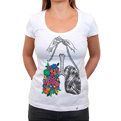 Eu Respiro Tricô - Camiseta Clássica Feminina