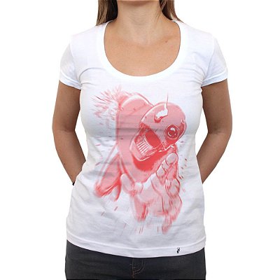 Falling Robot - Camiseta Clássica Feminina