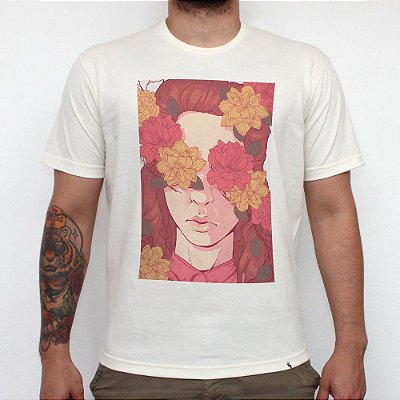 Floral Blindness - Camiseta Clássica Masculina