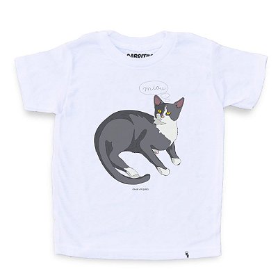 Gatês - Camiseta Clássica Infantil