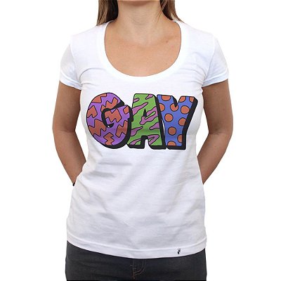 GAY - Camiseta Clássica Feminina