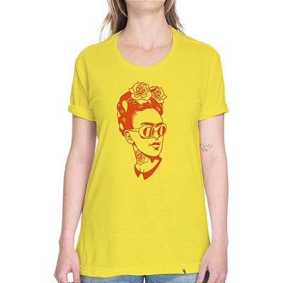 Kahlo Hipster - Camiseta Basicona Unissex