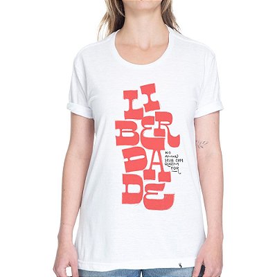 Liberdade No Amor Seja Com Quem For - Camiseta Basicona Unissex