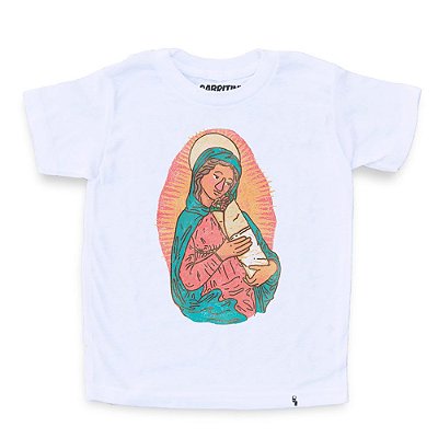 Madonna y Bebe Burrito - Camiseta Clássica Infantil