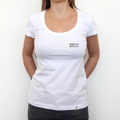 MINI TIPO HAKUNA MATATA - Camiseta Clássica Feminina