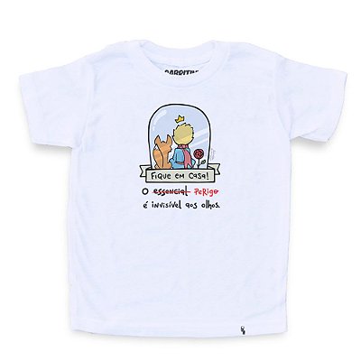 O Perigo É Invisível aos Olhos #cestabasica - Camiseta Clássica Infantil