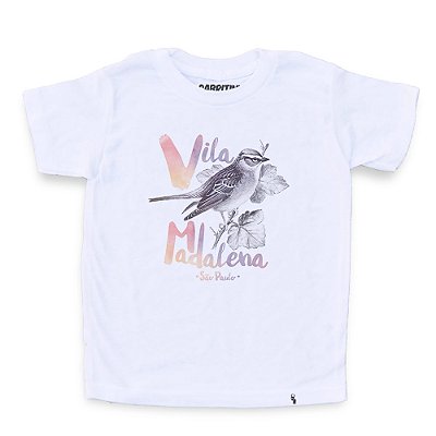 Passarinho Madalena - Camiseta Clássica Infantil