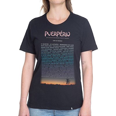 Puerpério Festival - Camiseta Basicona Unissex
