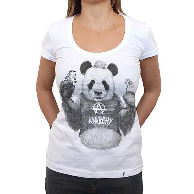 Punk Panda - Camiseta ClÃ¡ssica Feminina