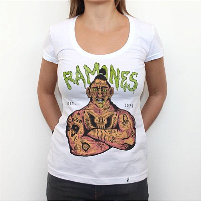 Ramones 74 - Camiseta Clássica Feminina