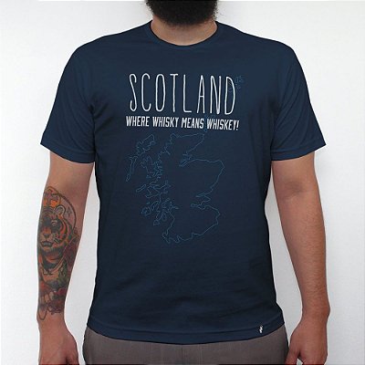 Scotland - Camiseta ClÃ¡ssica Masculina