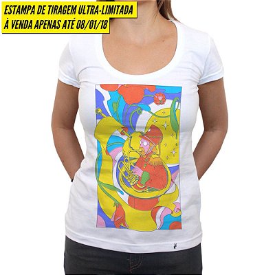 Shape of Sound - Camiseta Clássica Feminina