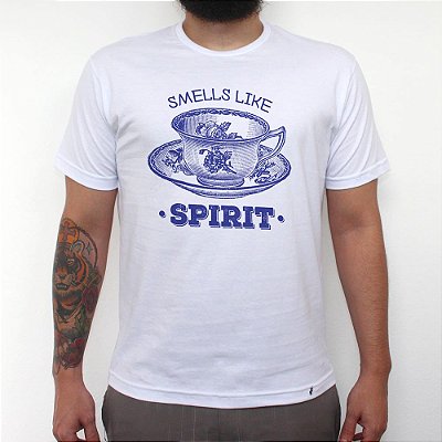 Smells Like Tea Spirit - Camiseta Clássica Masculina