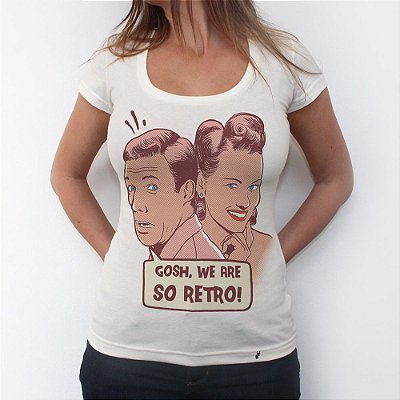 So Retro - Camiseta Clássica Feminina