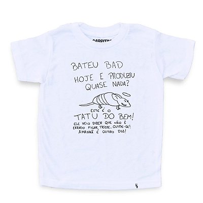 Tatu Do Bem - Camiseta Clássica Infantil