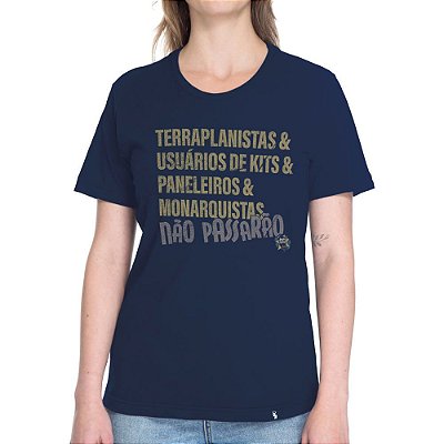 Terraplanistas & Usuários de Kits - Camiseta Basicona Unissex