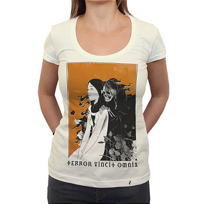 Terror Vincit Omnia - Camiseta Clássica Feminina