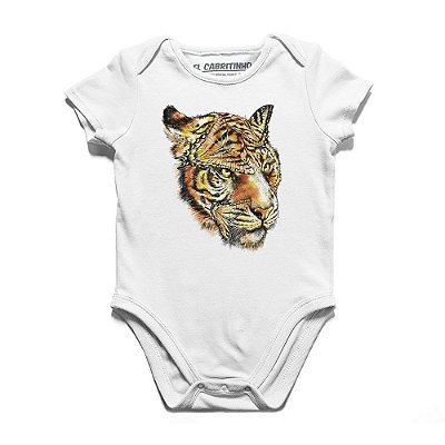 Tigre e Borboleta - Body Infantil