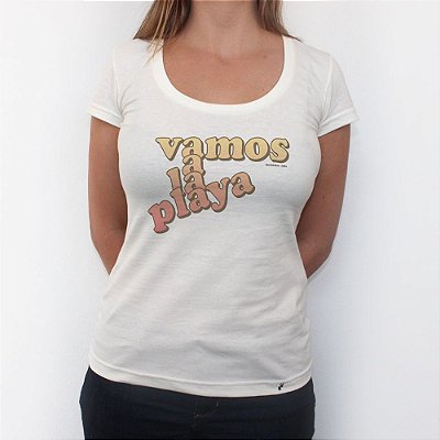 Vamos a La Playa - Camiseta Clássica Feminina