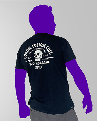Camiseta Caveira Custom