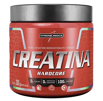 Creatina hardcore mono hidratada-INTEGRAL MÉDICA 300g