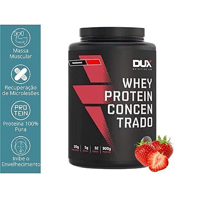 WHEY PROTEIN CONCENTRADO DUX - 900G