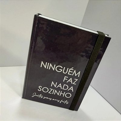 Caderno de Brochura Tipo Moleskini P A7 - Personalizado