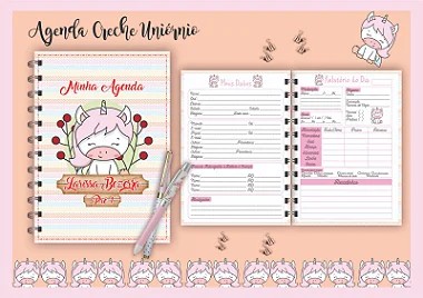 Agenda Creche - Unicórnio