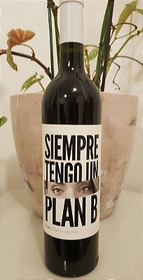 Vinho Tinto Argentino Siempre Tengo Un Plan B Malbec 750ml