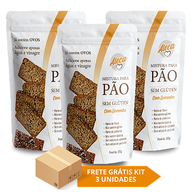 KIT TRÊS MISTURAS COM SEMENTES