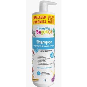 Shampoo \ Sabonete Liquido Infantil 1LT Turminha da Bagunça - Sem Lágrimas (não arde os olhos) Seguro Para Todas as Idad