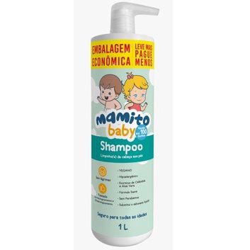 Shampoo \ Sabone Liquido 1LT Mamito Baby - Seguro Para Todas as Idades. Sem lágrimas (não arde os olhos)