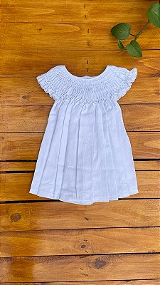 Vestido Casinha de Abelha Branco