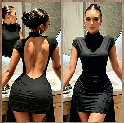 Vestido Loise Preto