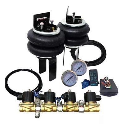 Kit Suspensão Ar Completo Caminhão 12mm Independente 12v 24v