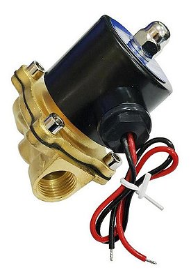Válvula Solenóide 1/2 Polegada Para Buzina Suspensão Ar 12v ou 24v Latão