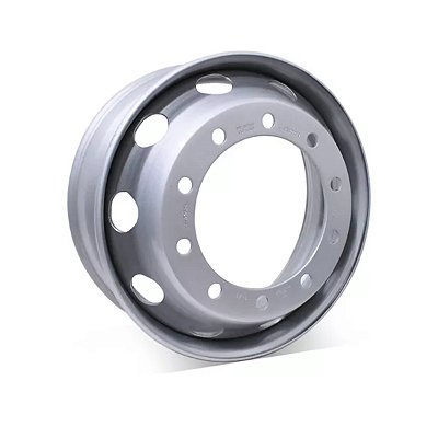 Roda De Ferro Sem Câmara 22,5 X 7.50 10 Furos Pneu 275 Para Caminhão e Carreta
