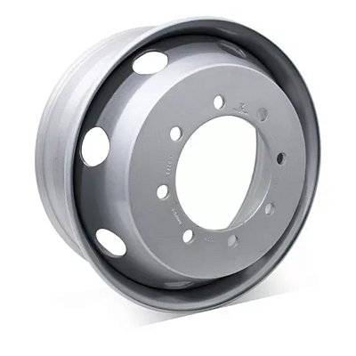 Roda Ferro Sem Câmara 22,5 X 7,50 8 Furos Compatível Mbb Vw Ford