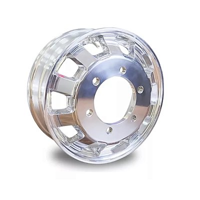 Roda de Alumínio Sem Câmara Caminhão 3/4 Aro 17,5 X 6 6 Furos