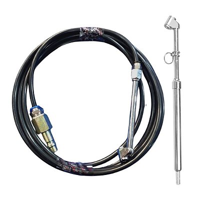 Kit Calibrador de Pneus para Caminhão Mangueira Engate 1/2