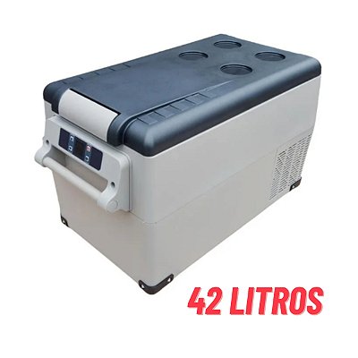 Geladeira Portátil Caminhão 42 Litros 12v 24v 110v 220v