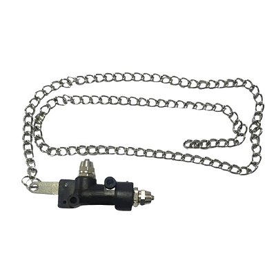 Válvula Cordinha Corrente Metal Buzina Ar Universal Caminhão