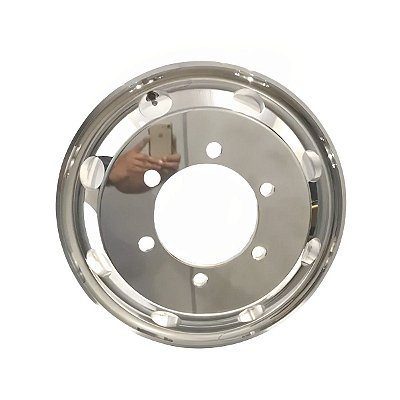 Roda Sem Câmara 3/4 6x17,5 Aluminio Redondo Alto Brilho
